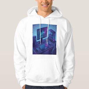 Horror Gamer Icon Logo Hoodie