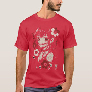 Horror Goth Anime Waifu Kawaii Manga Girl Creepy A T-Shirt