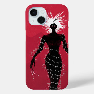 Horror Gothic Macabre Creepy Demon Woman iPhone 15 Case