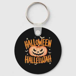Horror Hallelujah Pumpkin For Men Women Kids Key Ring