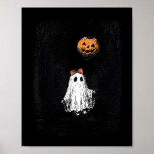 Horror Halloween Ghost Fall Pumpkin Soky Season Wo Poster