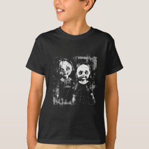 Horror Haunted Doll Creepy Toy Halloween Goth Alt  T-Shirt