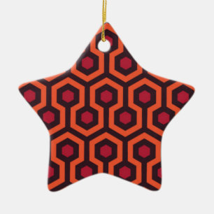 horror hotel carpet xmas ceramic tree decoration