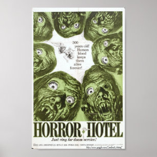 "Horror Hotel" or "City of The Dead" Movie Poster