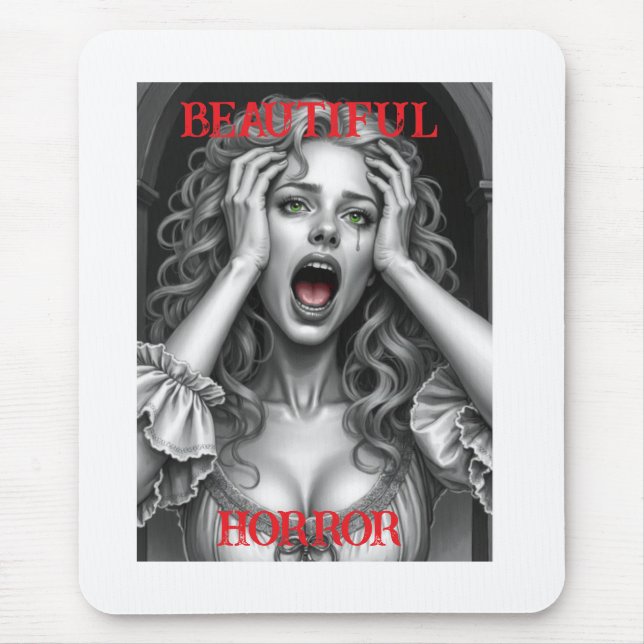 Horror Image Mouse Mat (Front)