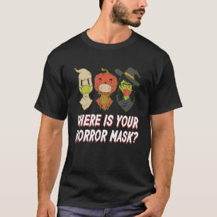 Horror Mask Halloween Costume T-Shirt