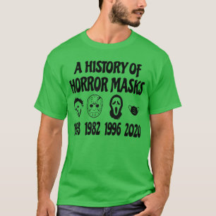Horror Masks History friends T-Shirt