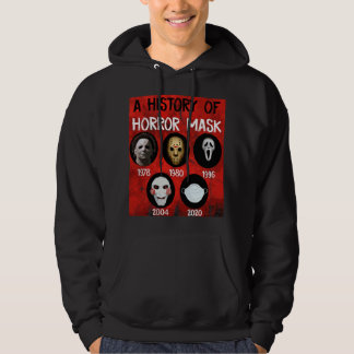 Horror masks history Halloween costumes Hoodie