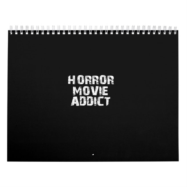 horror movie addict calendar (Cover)