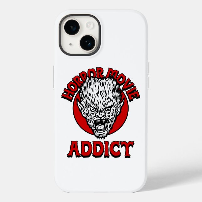 Horror Movie Addict  Case-Mate iPhone Case (Back)