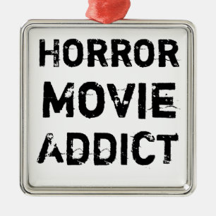 Horror Movie Addict Christmas Ornament