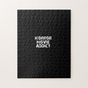 horror movie addict jigsaw puzzle