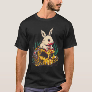 Horror Movie Apparel For Men Killer Rabbit Bad Bun T-Shirt
