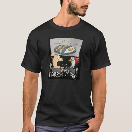 Horror Movie Chicken & Pig Bacon and Eggs T-Shirt
