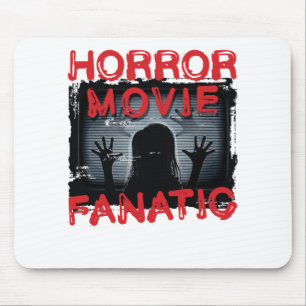 Horror Movie Fanatic Scary Films Mouse Mat