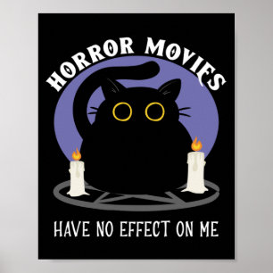 Horror Movie lovers Design - Funny Satanic Cat Poster