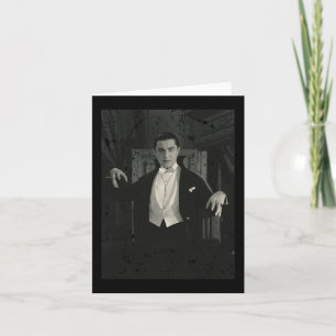 Horror Movie Monster Halloween Count Dracula Vampi Card