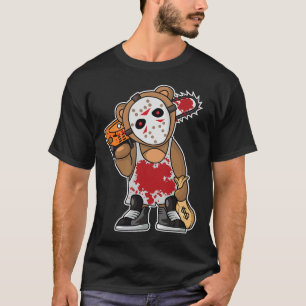 Horror Movie Monster Lazy Halloween Costume Funny  T-Shirt