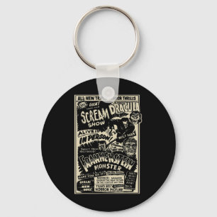 Horror Movie Monster Mummy Dracula Werewolf Franke Key Ring