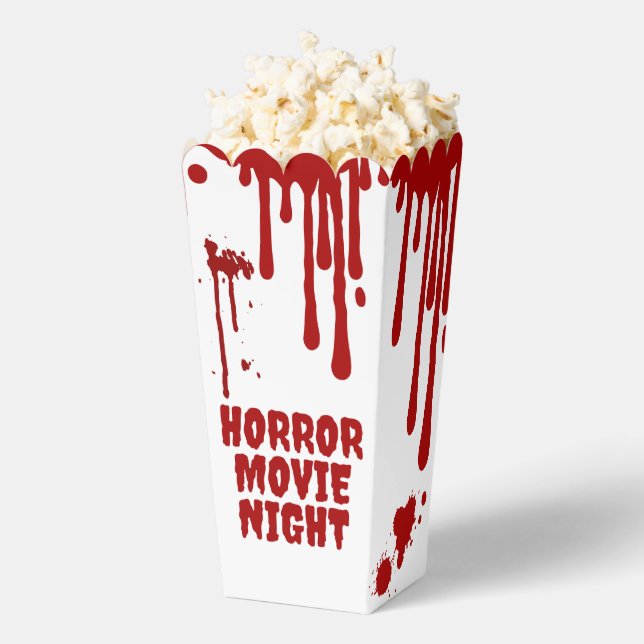 Horror Movie Night Bloody Popcorn Favour Box (Popped)