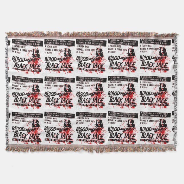 Horror Movie Night Throw Blanket (Front)