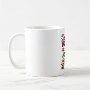 Horror Movie Pizza Halloween Pumpkin Skull Slice_1 Coffee Mug