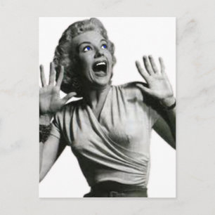Horror Movie Screamer Postcard