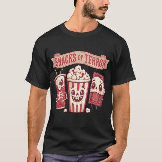 Horror Movie Snacks Halloween Shirt