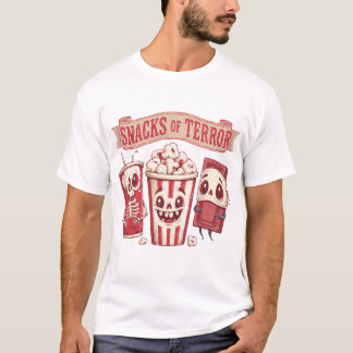Horror Movie Snacks Halloween Shirt