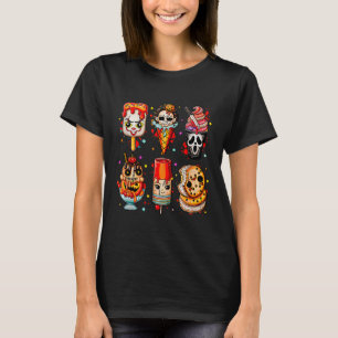 Horror Movie Summer Popsicle Halloween Ice Cream S T-Shirt