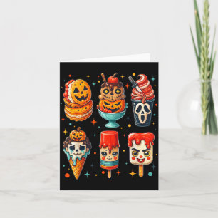 Horror Movie Summer psicle Halloween Ice Cream Card