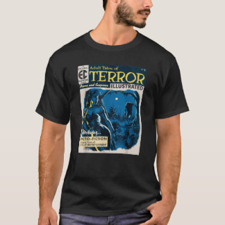 Horror Movie Vintage Pinup Girl Halloween Monster  T-Shirt