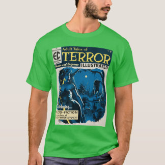 Horror Movie Vintage Pinup Girl Halloween Monster  T-Shirt