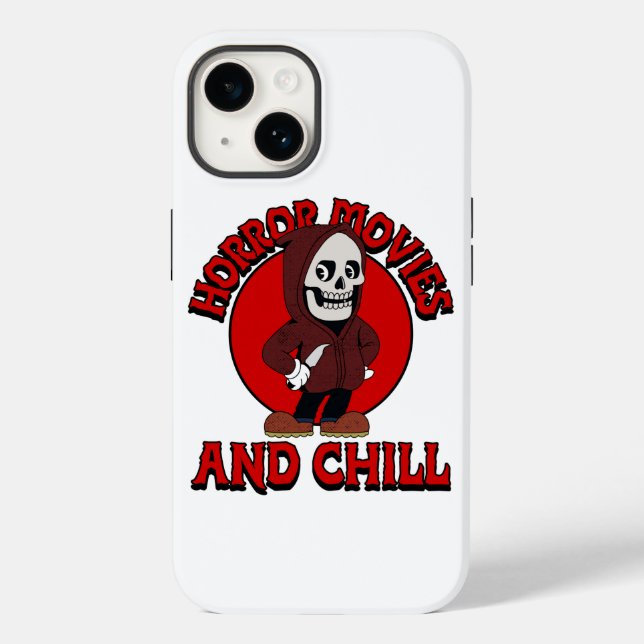 Horror Movies And Chill Case-Mate iPhone Case (Back)
