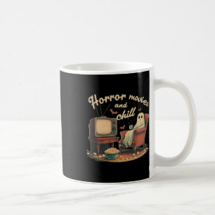 Horror Movies And Chill Ghost Coffee Mug