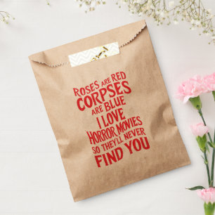 Horror Movies Lovers Halloween Scary Film  Favour Bags
