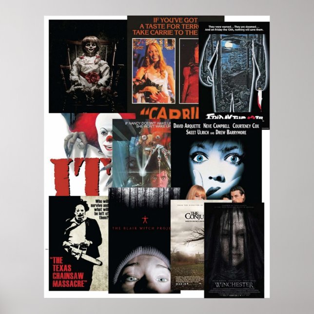 Horror Movies Poster (Front)