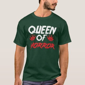 Horror Movies Queen Halloween girl T-Shirt