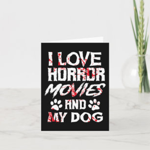 Horror Movies Scary Film Lovers Halloween Fans Thr Card