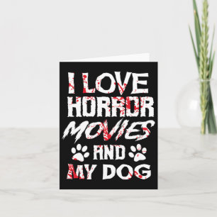 Horror Movies Scary Film Lovers Halloween Fans Thr Card