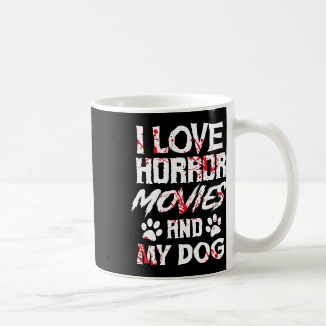 Horror Movies Scary Film Lovers Halloween Fans Thr Coffee Mug (Right)