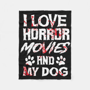 Horror Movies Scary Film Lovers Halloween Fans Thr Fleece Blanket