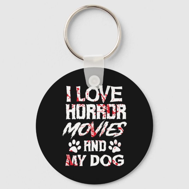 Horror Movies Scary Film Lovers Halloween Fans Thr Key Ring (Front)