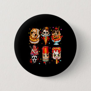 Horror Movies Summer Popsicle Halloween Ice Cream 6 Cm Round Badge