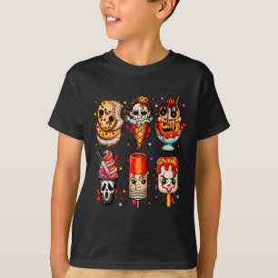 Horror Movies Summer Popsicle Halloween Ice Cream  T-Shirt