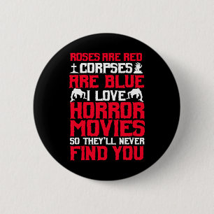 Horror Movies Thriller Halloween Fans Scary Film L 6 Cm Round Badge