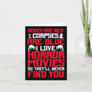 Horror Movies Thriller Halloween Fans Scary Film L Card