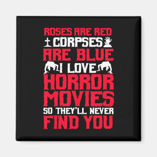 Horror Movies Thriller Halloween Fans Scary Film L Magnet