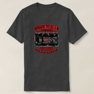 Horror Movies V.H.S Horror Titles A-D T-Shirt