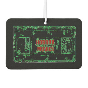 Horror Movies VHS  Car Air Freshener
